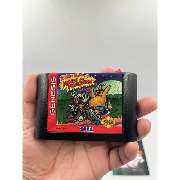 ToeJam & Earl in Panic on Funkotron (Sega Genesis 1993) Complete In Box CIB - Picture 10 of 16